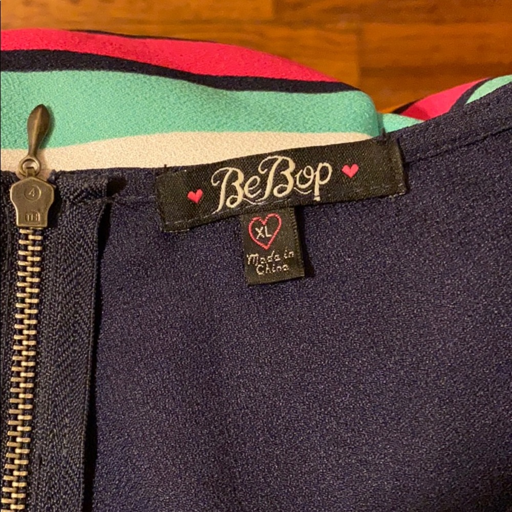 BeBop multicolor color block summer dress. - Picture 6 of 6